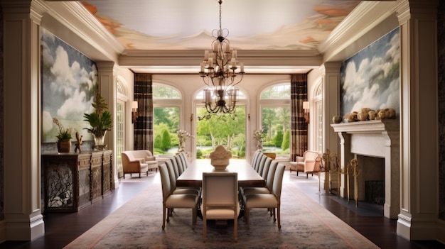 High-end mansion rental displaying sophisticated design and exclusive features